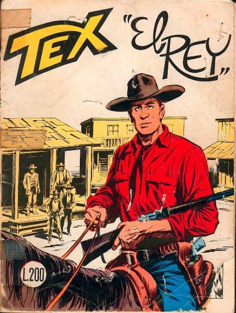 Tex Nr. 060: El Rey front cover (Italian).