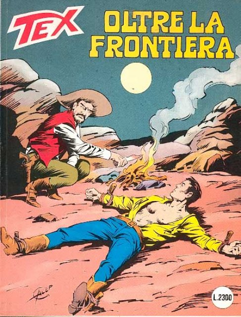 Tex Nr. 375: Oltre la frontiera front cover (Italian).