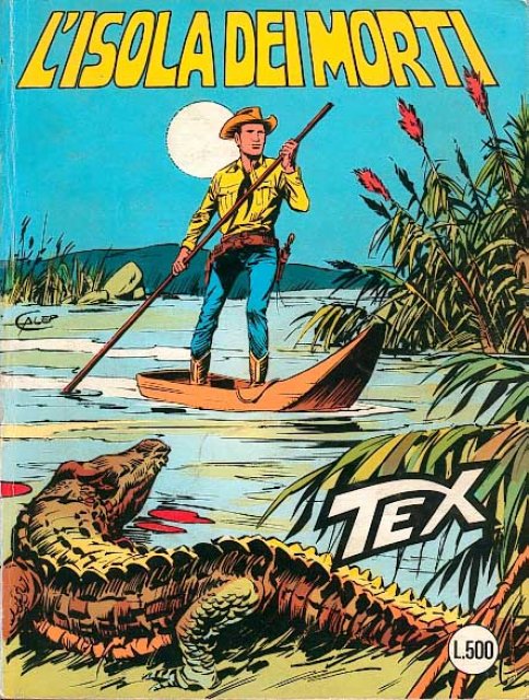 Tex Nr. 231: L'isola dei morti front cover (Italian).