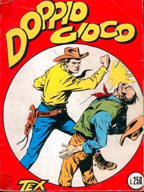 Tex Nr. 006: Doppio gioco front cover (Italian).