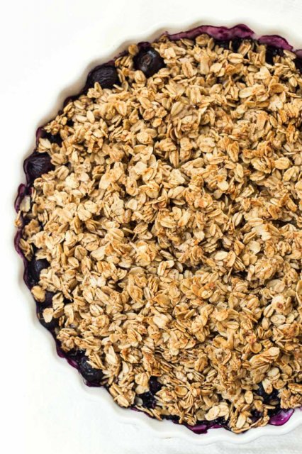Banana Blueberry Crumble (with Video)
