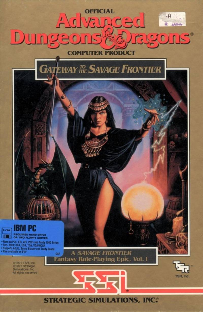 Gateway to the Savage Frontier - DOS front cover