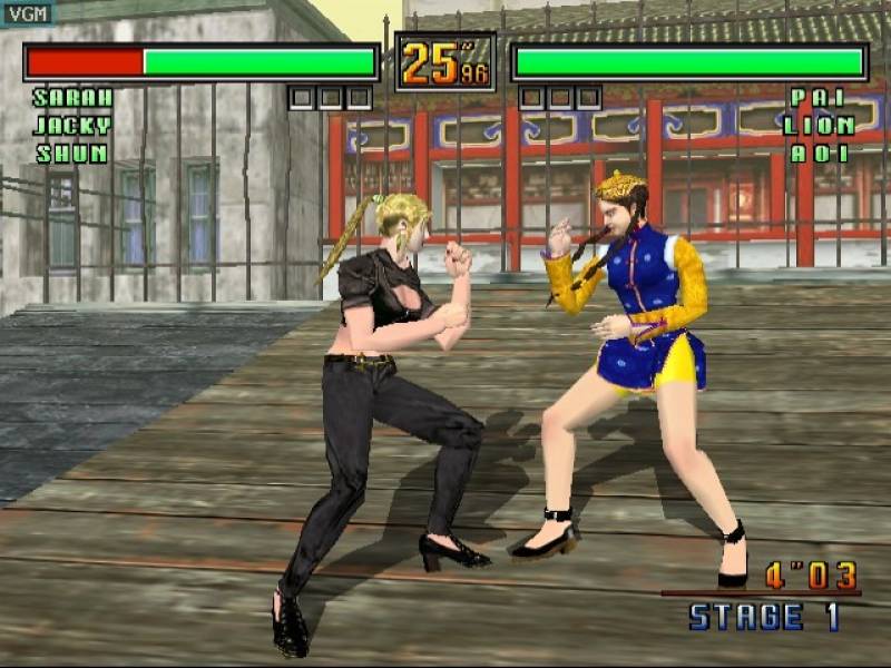 Virtua Fighter 3tb on Sega Dreamcast