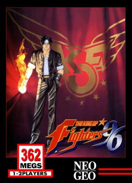 King of Fighters'96 NeoGeo cover.