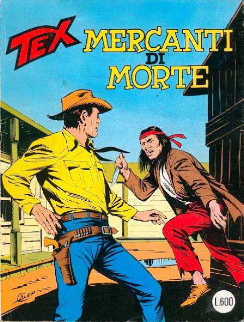 Tex Nr. 238: Mercanti di morte front cover (Italian).