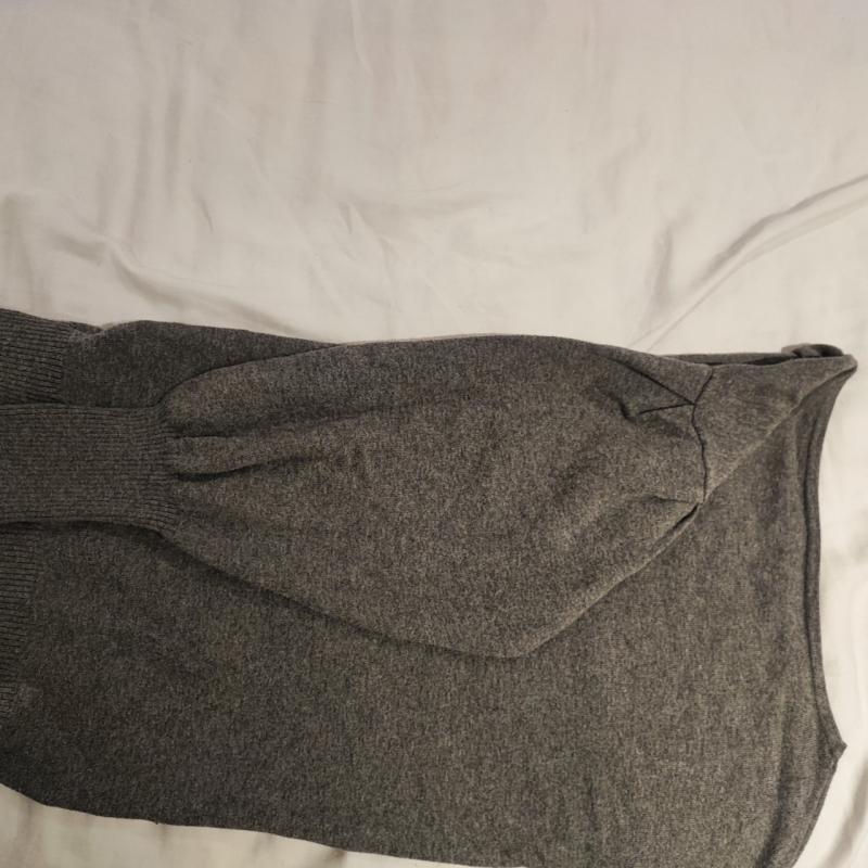 Long Grey cotton Jumper Small Size
