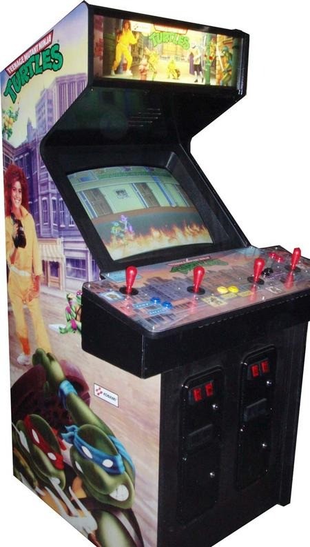 Teenage Mutant Ninja Turtles arcade cabinet