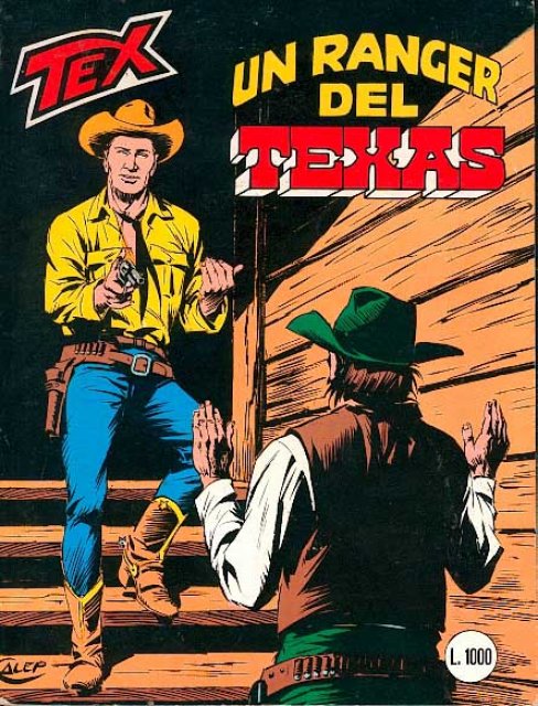 Tex Nr. 285: Un ranger del Texas front cover (Italian).