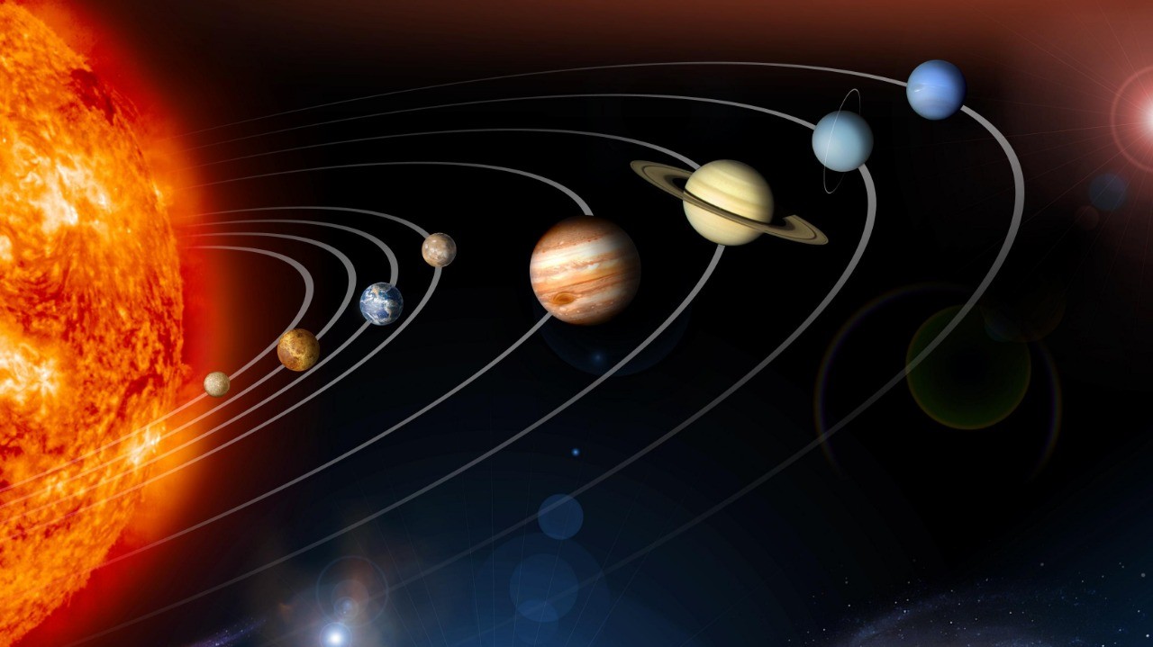 The solar system contains the following planets: Mercury, Venus, Earth, Mars, Jupiter, Saturn, Uranu