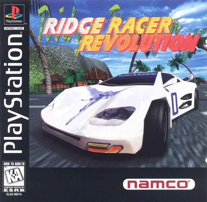Ridge Racer Revolution Playstation US front cover