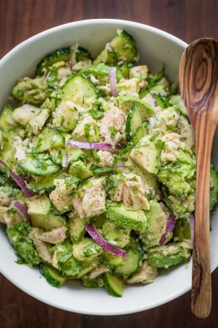Avocado Tuna Salad Recipe (VIDEO)