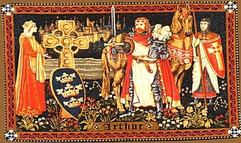 A tapestry inspired by the legend of Arthur