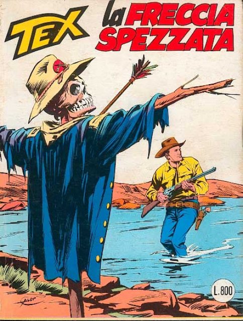 Tex Nr. 261: La freccia spezzata front cover (Italian).