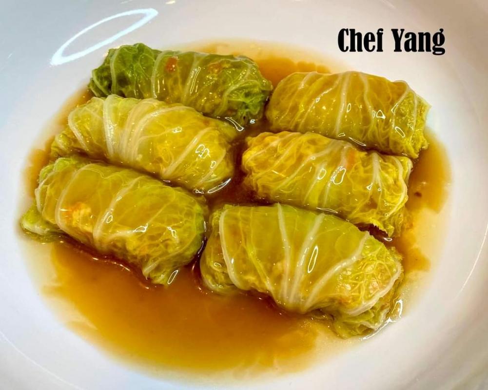 Minced Pork Cabbage Rolls