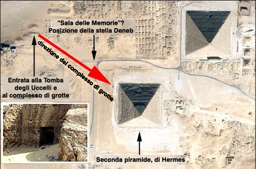 Under the great pyramids of Giza