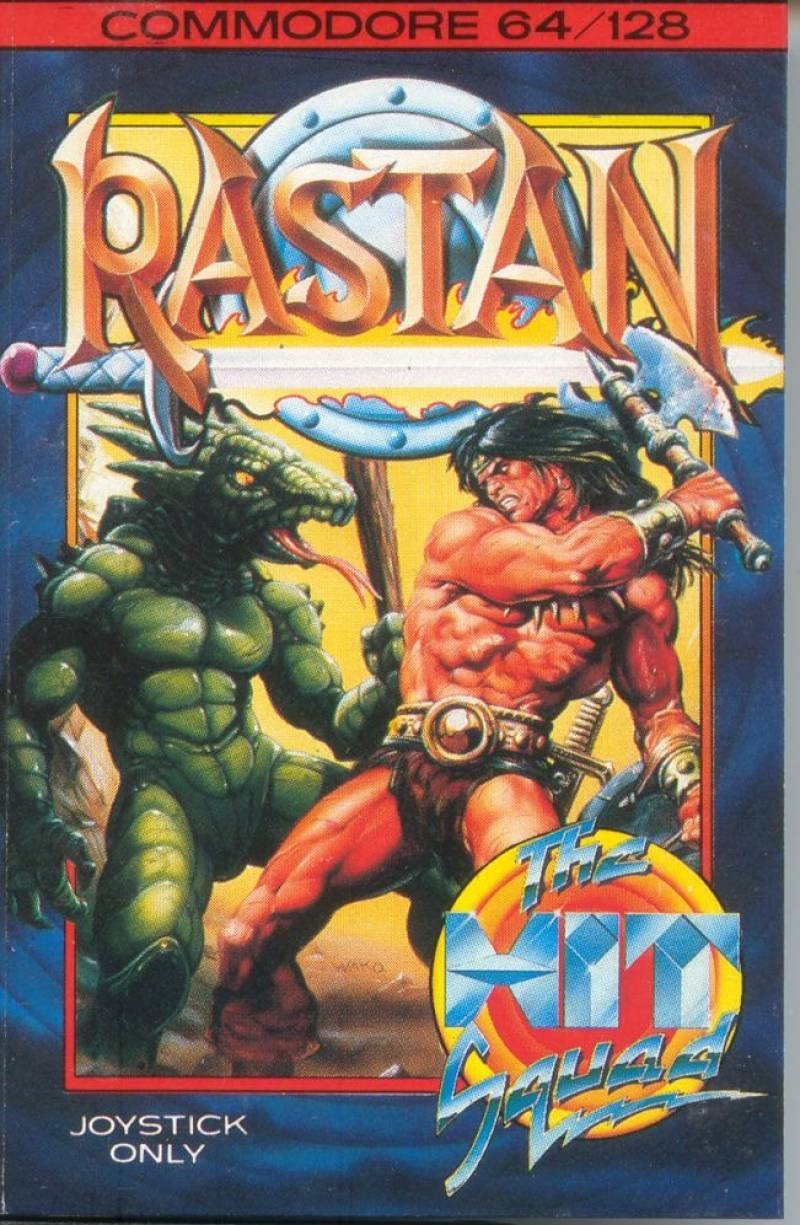 The defective version of Rastan for the Commodore 64