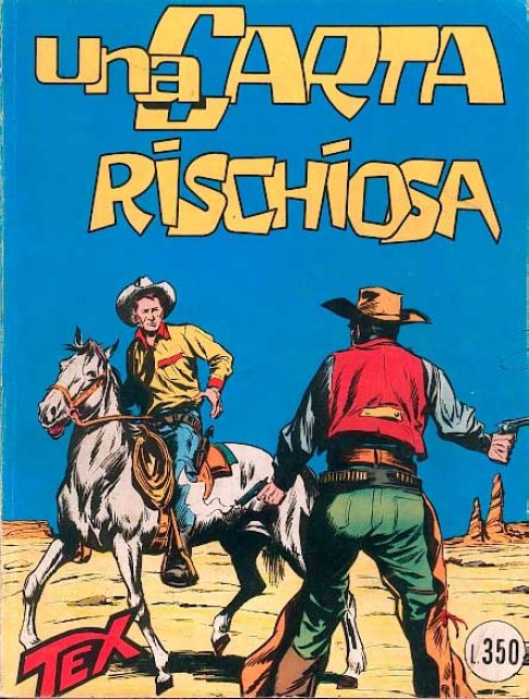 Tex Nr. 035: Una carta rischiosa front cover (Italian).