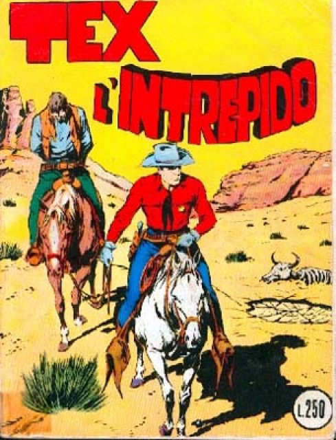 Tex Nr. 013: Tex l'intrepido front cover (Italian).