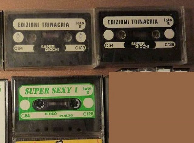 Sicilian edizioni Trinacria tapes for Commodore 64
