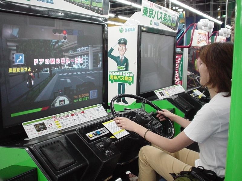 TOKYO BUS GUIDE was such a success that the game was ported to the arcades!