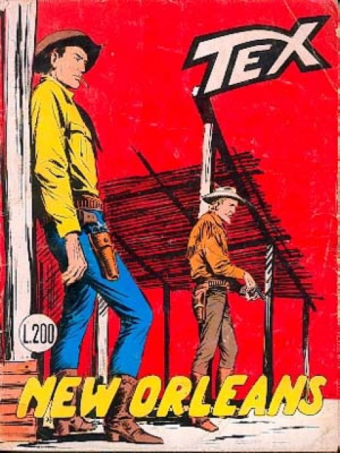 Tex Nr. 072: New Orleans front cover (Italian).