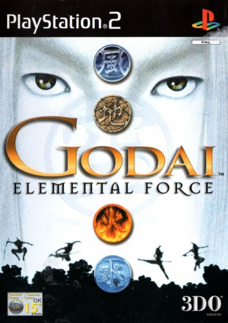 Godai Elemental Force PAL Playstation2 cover
