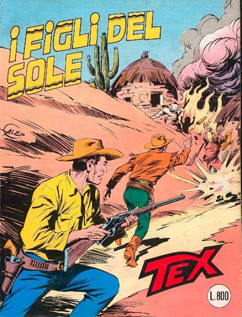 Tex Nr. 268: I figli del sole front cover (Italian).