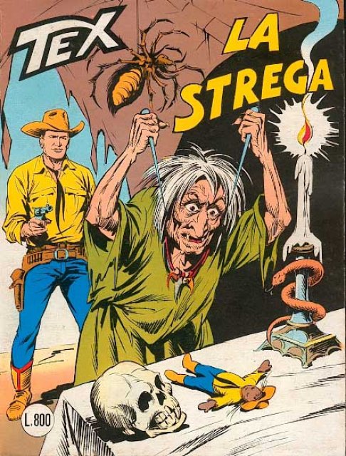 Tex Nr. 266: La strega front cover (Italian).