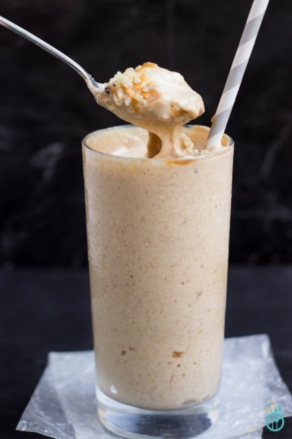 5-Ingredient Healthy Peanut Butter Milkshake