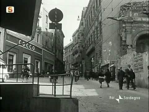 Cagliari - Via Manno, anni '50