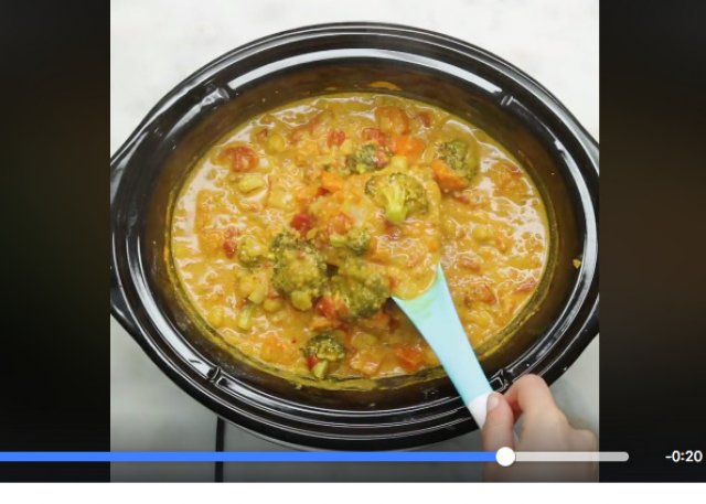 Slow Cooker Coconut Curry (with Video)
