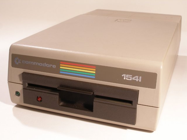 Commodore 64 1541 disk drive.