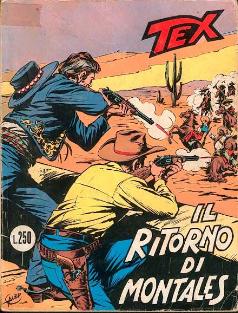 Tex Nr. 137: Il ritorno di Montales front cover (Italian).
