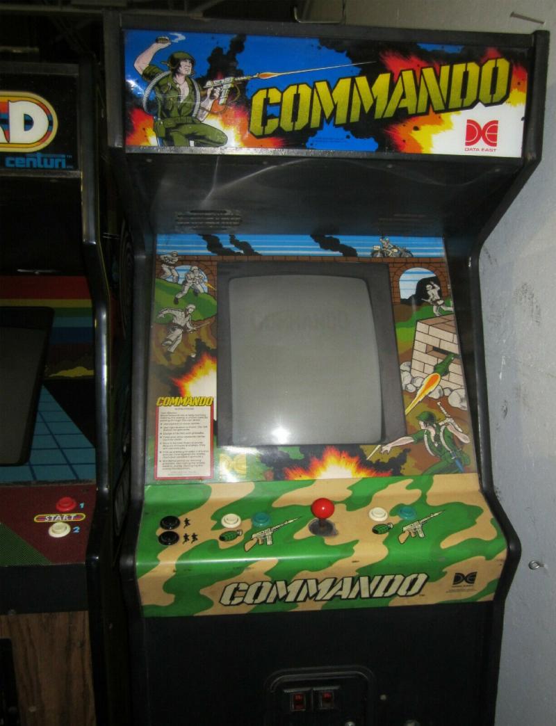 Commando arcade cabinet