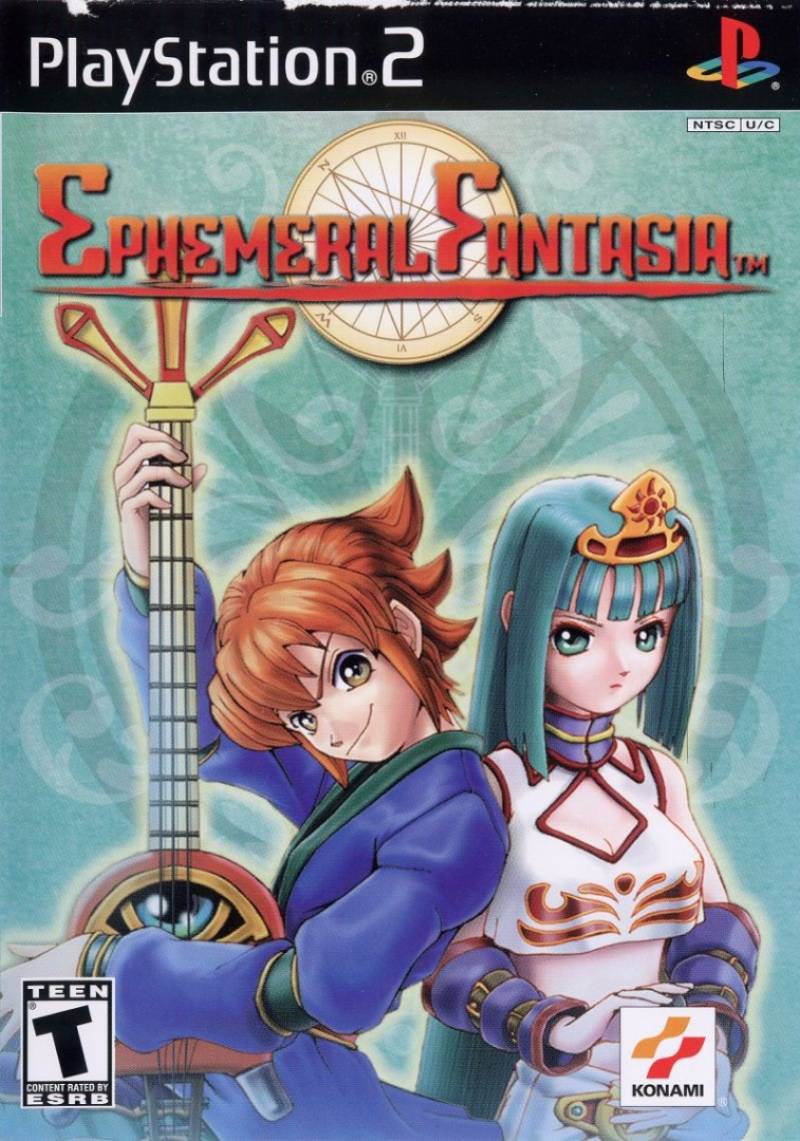 Ephemeral Fantasia NTSC USA Playstation 2 front cover