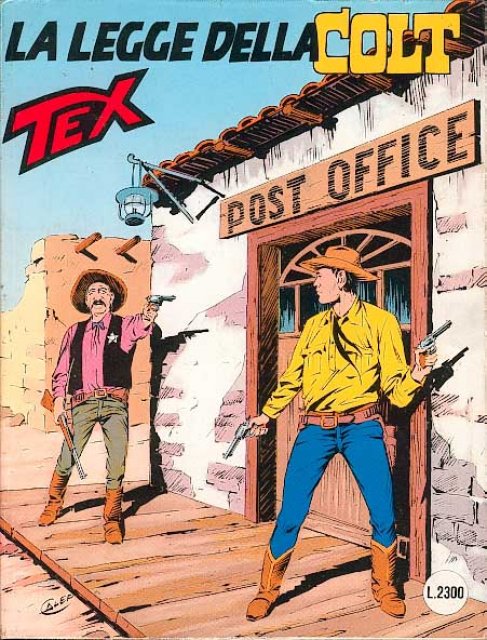 Tex Nr. 380: La legge della Colt front cover (Italian).