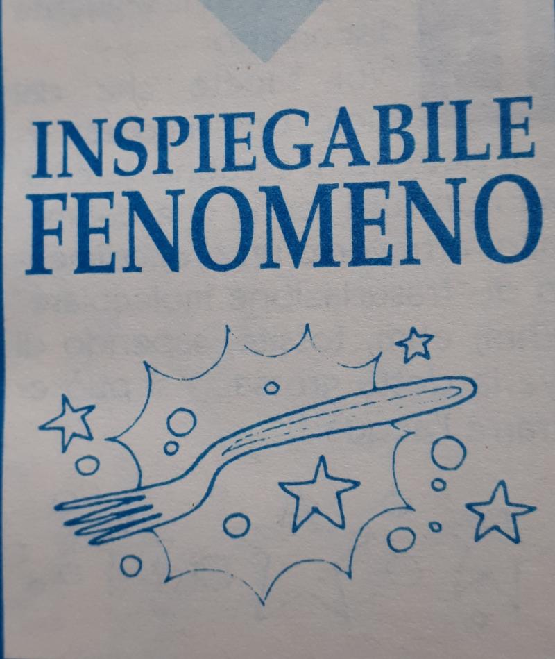 INSPIEGABILE FENOMENO