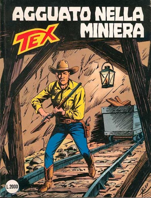Tex Nr. 367: Agguato nella miniera front cover (Italian).