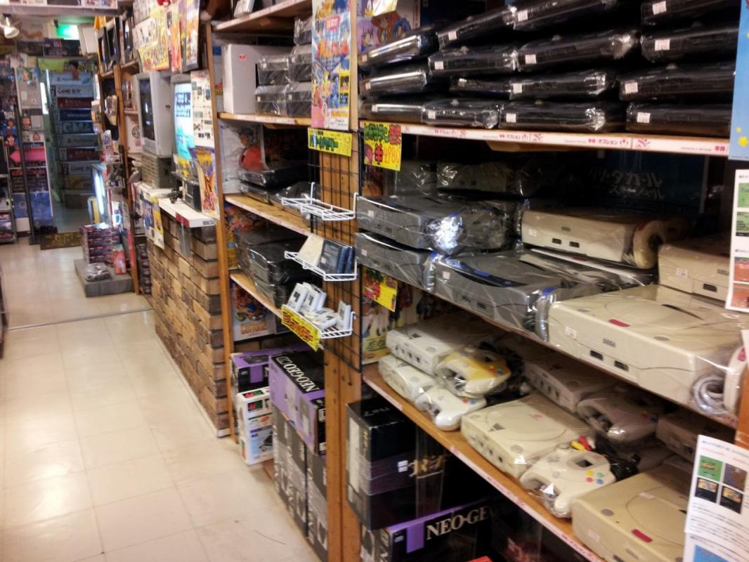 The store has a decent range of a variety of consoles