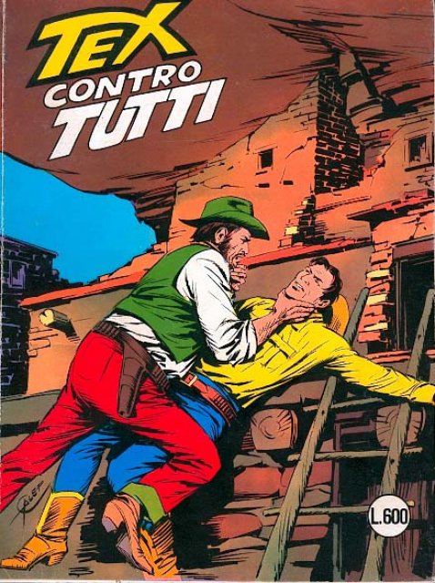 Tex Nr. 237: Contro tutti front cover (Italian).