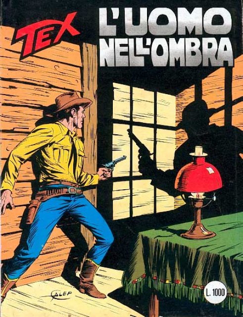 Tex Nr. 287: L'uomo nell'ombra front cover (Italian).