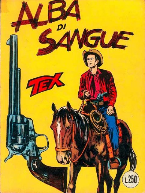 Tex Nr. 021: Alba di sangue front cover (Italian).
