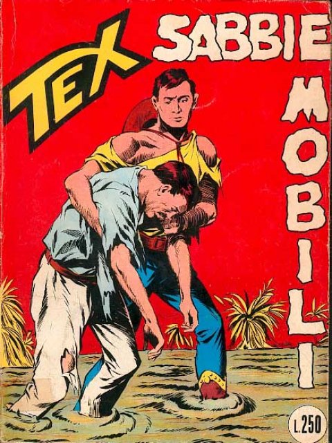 Tex Nr. 038: Sabbie mobili front cover (Italian).
