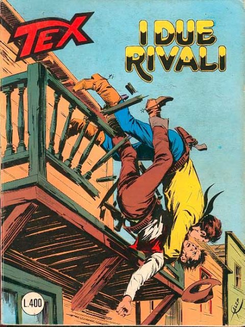 Tex Nr. 214: I due rivali front cover (Italian).
