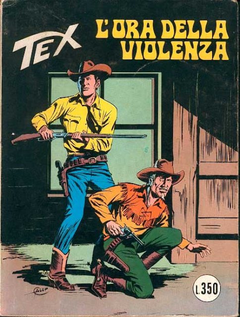 Tex Nr. 173: L'ora della violenza front cover (Italian).
