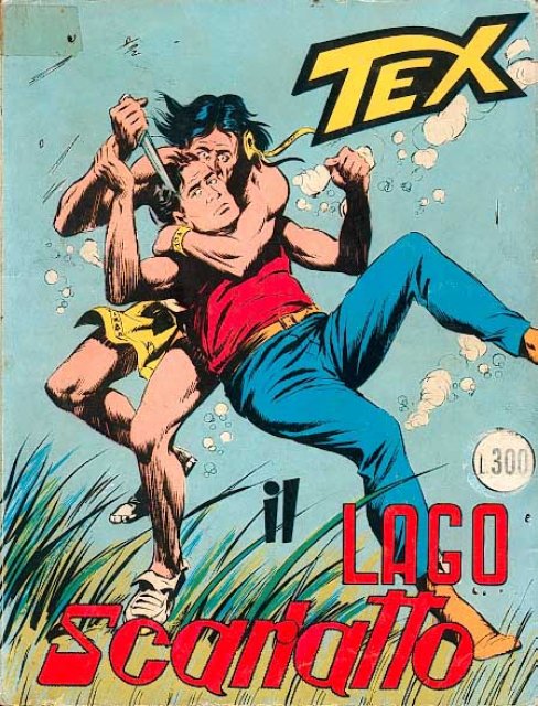 Tex Nr. 054: Il lago scarlatto front cover (Italian).