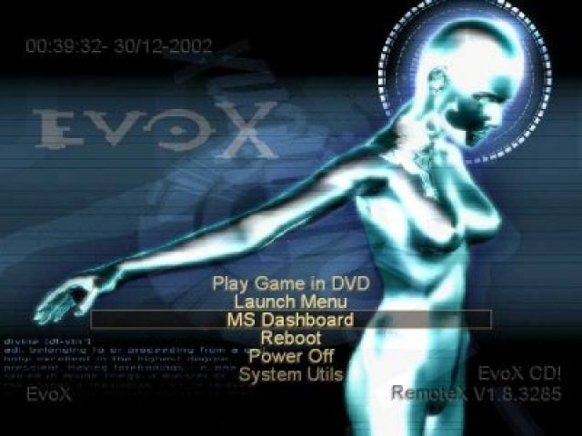 Creating Evolution X Dashboard Boot CD-RW
