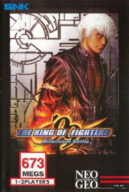 King of Fighters'99 NeoGeo cover.