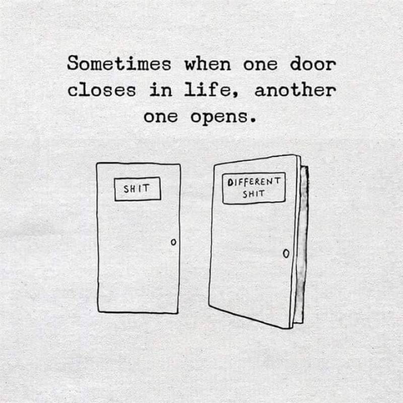 When one door closes, another one opens