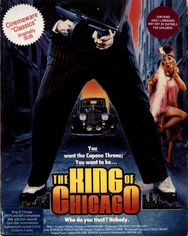 King of Chicago - DOS front cover